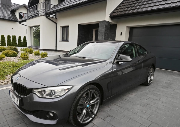 BMW Seria 4 cena 72999 przebieg: 151000, rok produkcji 2015 z Okonek małe 562